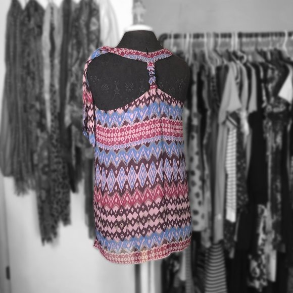 Prototype Purple Geometric Pattern Tank - Picture 2 of 3